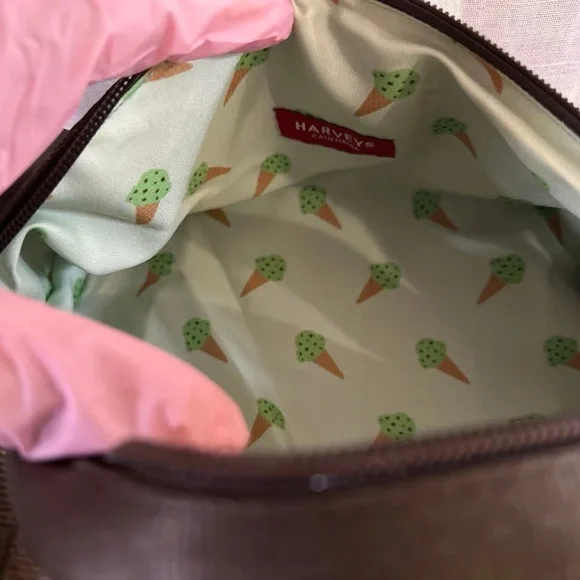 Harveys Brown and Tan Toiletry Bag - Picture 4 of 4